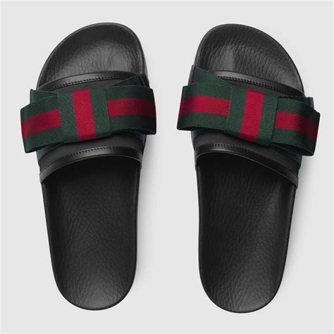 gucci slides with a bow|Gucci bow tie sale.